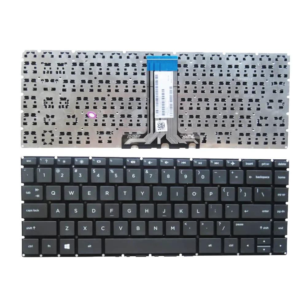 Teksus Laptop Keyboard for HP 13U | 14AB 14AL TNPC121 Keypad Black view 2